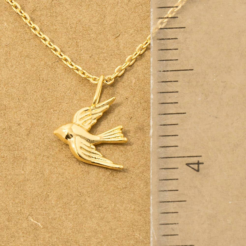 Flying Bird Pendant Necklace