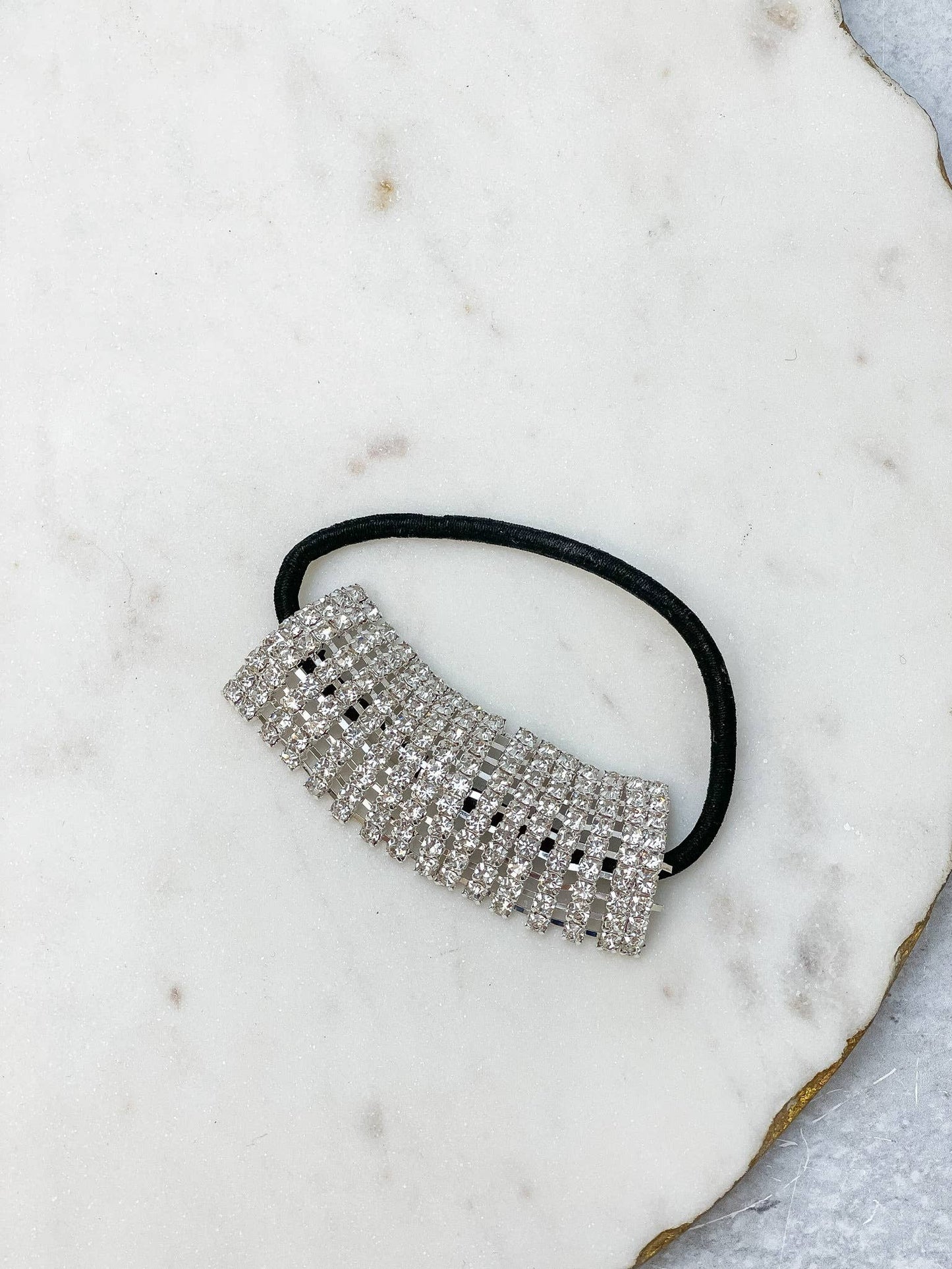 Crystal Embellished Ponytail Holder