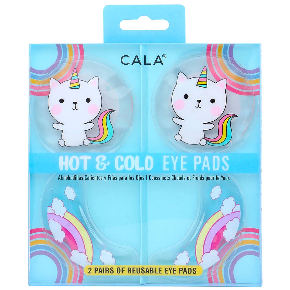 Hot & Cold Eye Pads - Unicorn Kitty & Rainbow