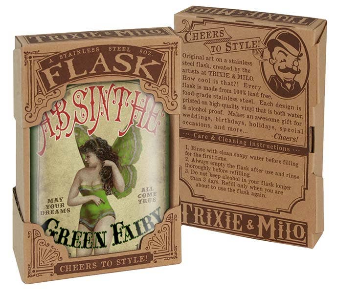 Flask - Green Fairy Absinthe