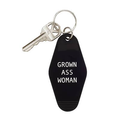 Grown Ass Woman Keychain