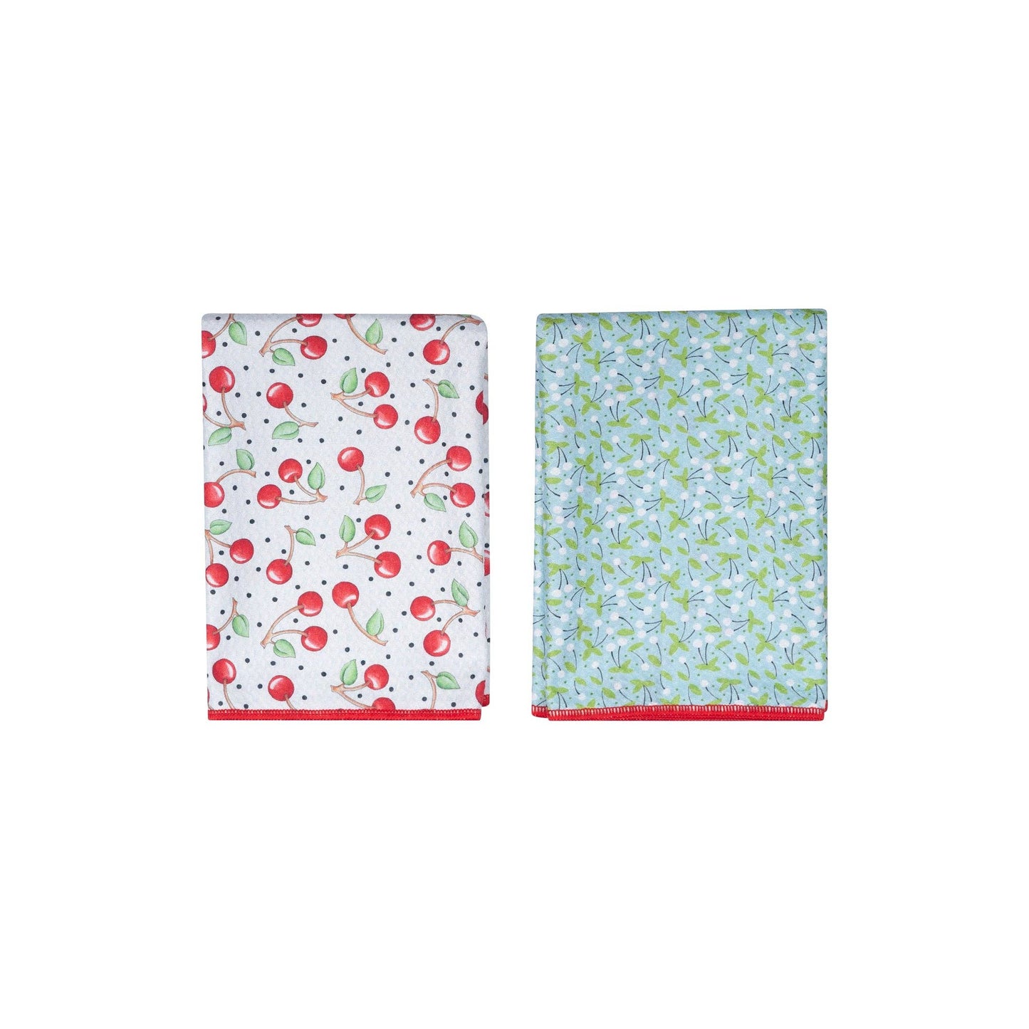 Double Duty Reversible Towels (set of 2) - Cherry Harvest