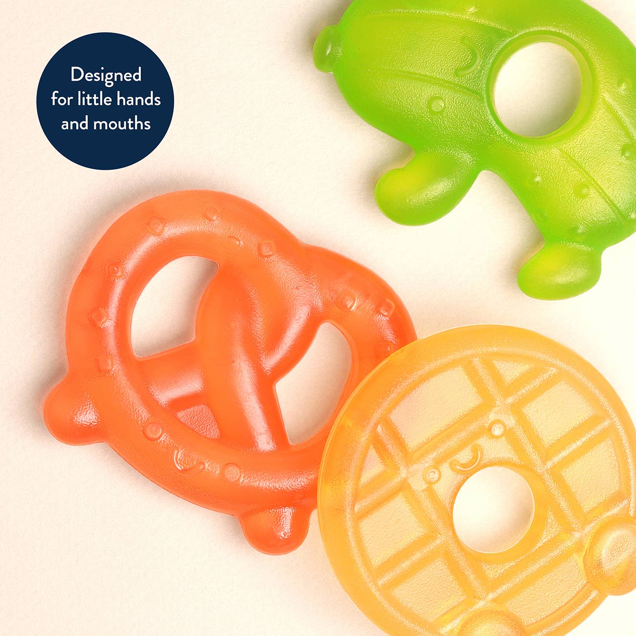 *NEW* Cutie Coolers™ Water Filled Teethers (3-pack) - Silly Foods