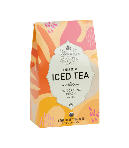 Invigorating Peach Fresh Brew Iced Tea