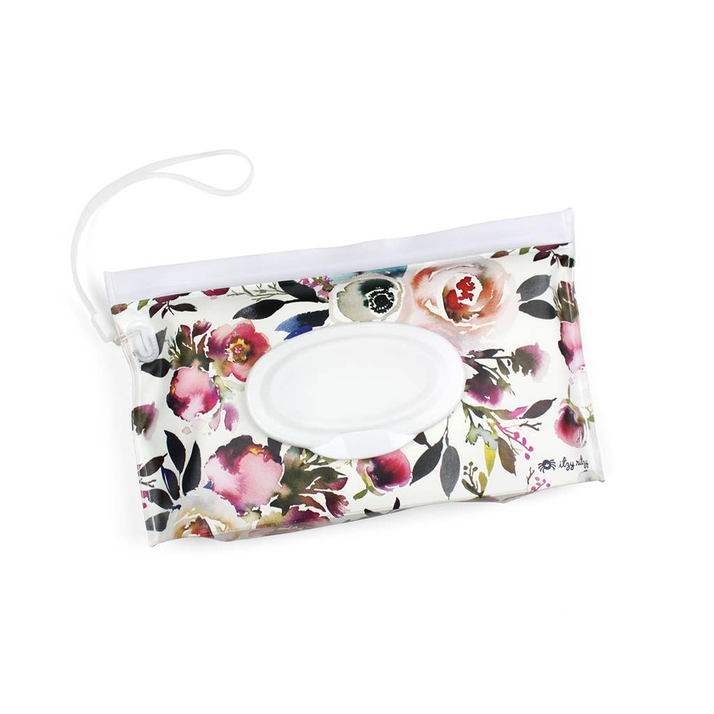 Take & Travel™ Pouch Reusable Wipes Cases: Raining Dinos