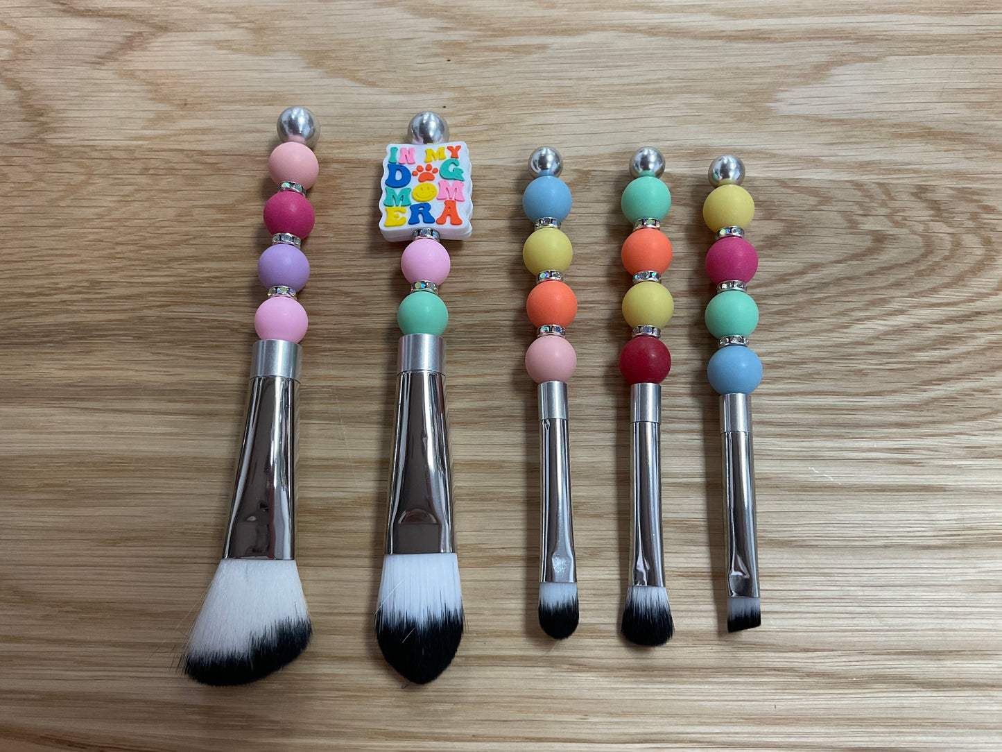 Silicone Bead Makeup Brush Set