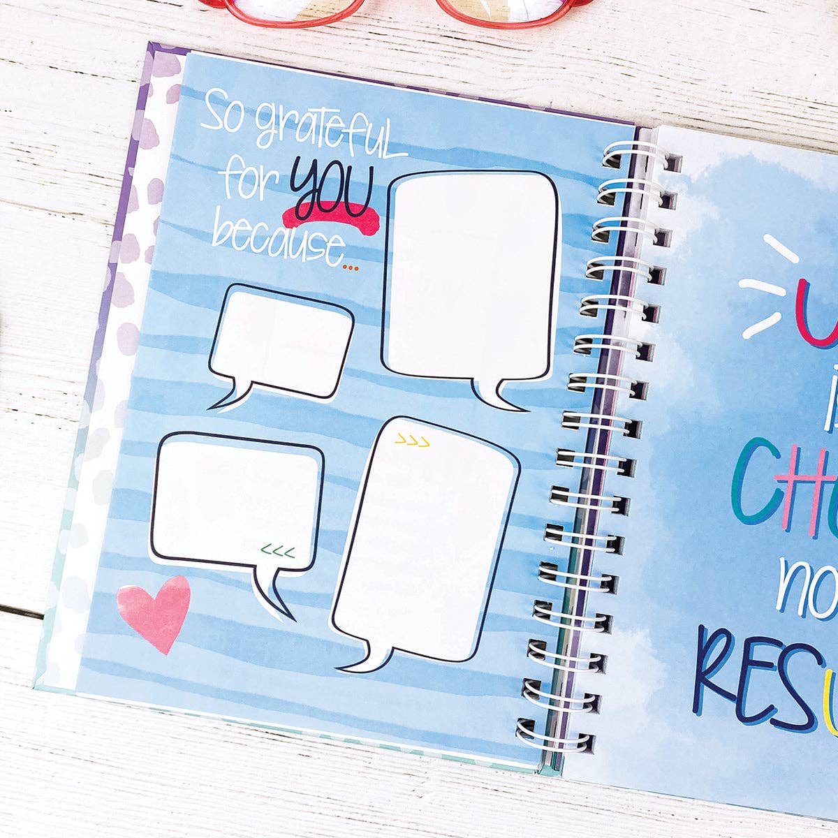 Gratitude Finder® Journal - Rain-Boho