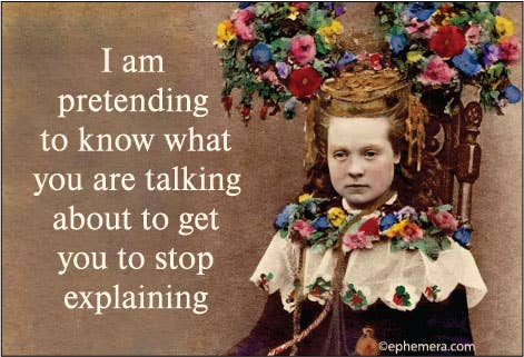 Magnet - I Am Pretending To Know What Your Talking About