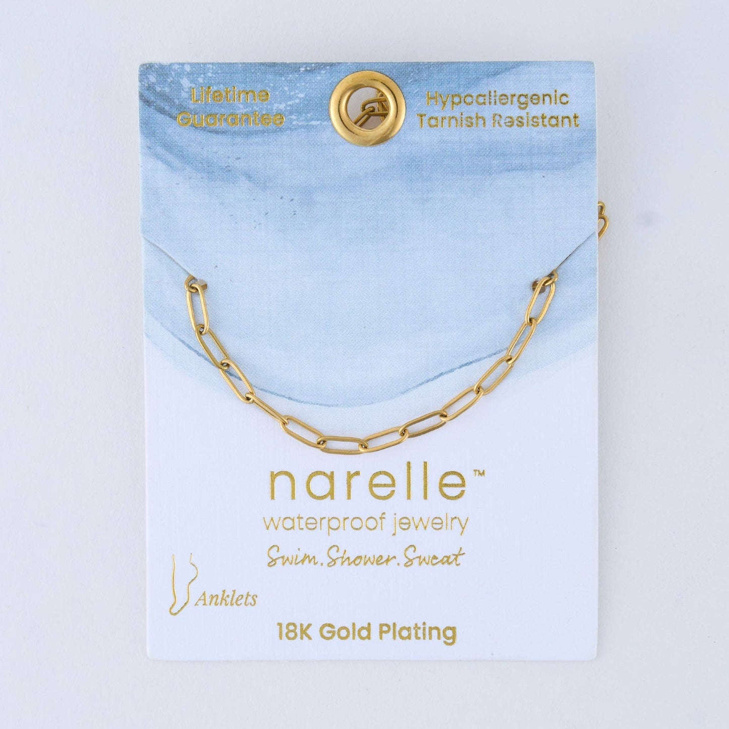 Waterproof Paperclip Anklet