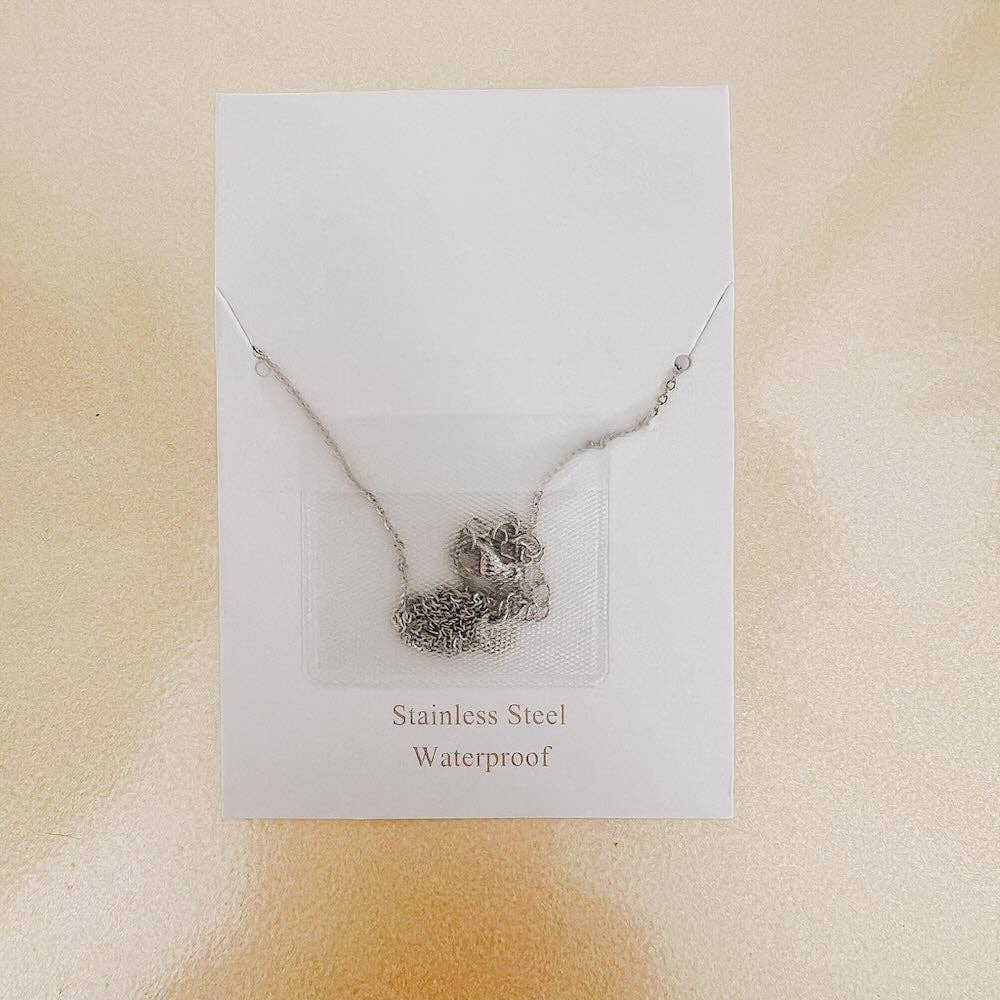 Sweet Heart Gift Necklace - Gold Semicolon