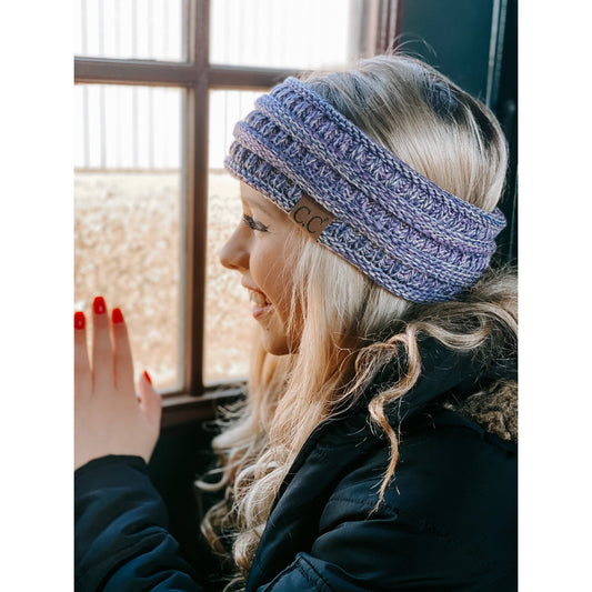 Four Tone Ribbed Knit Women's Fashion Headband