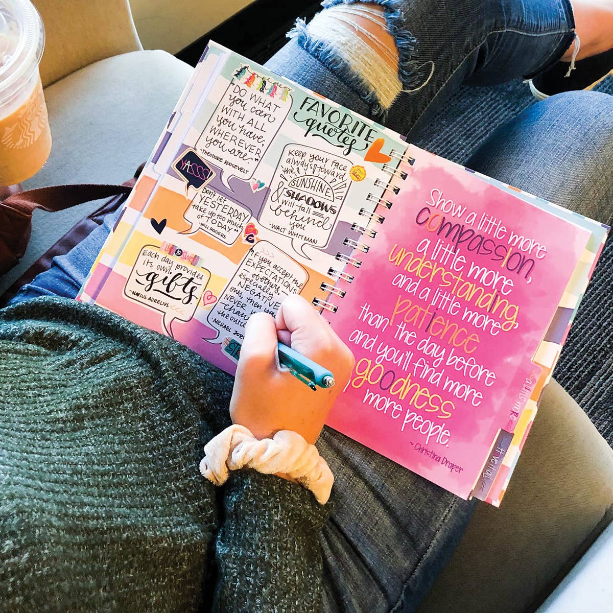 Gratitude Finder® Journal - Rain-Boho
