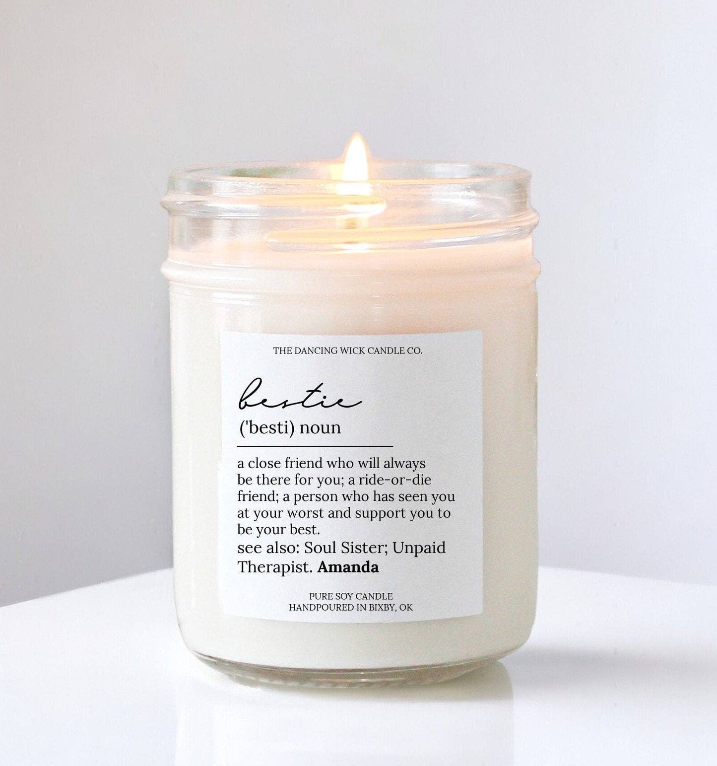 Bestie Noun Soy Candle 4 oz