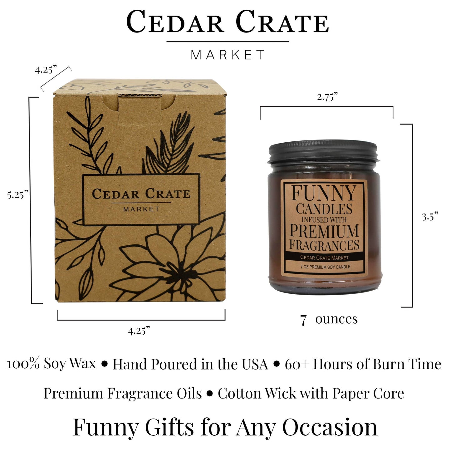 You Don't Have To Be Crazy To Work here Soy Candle