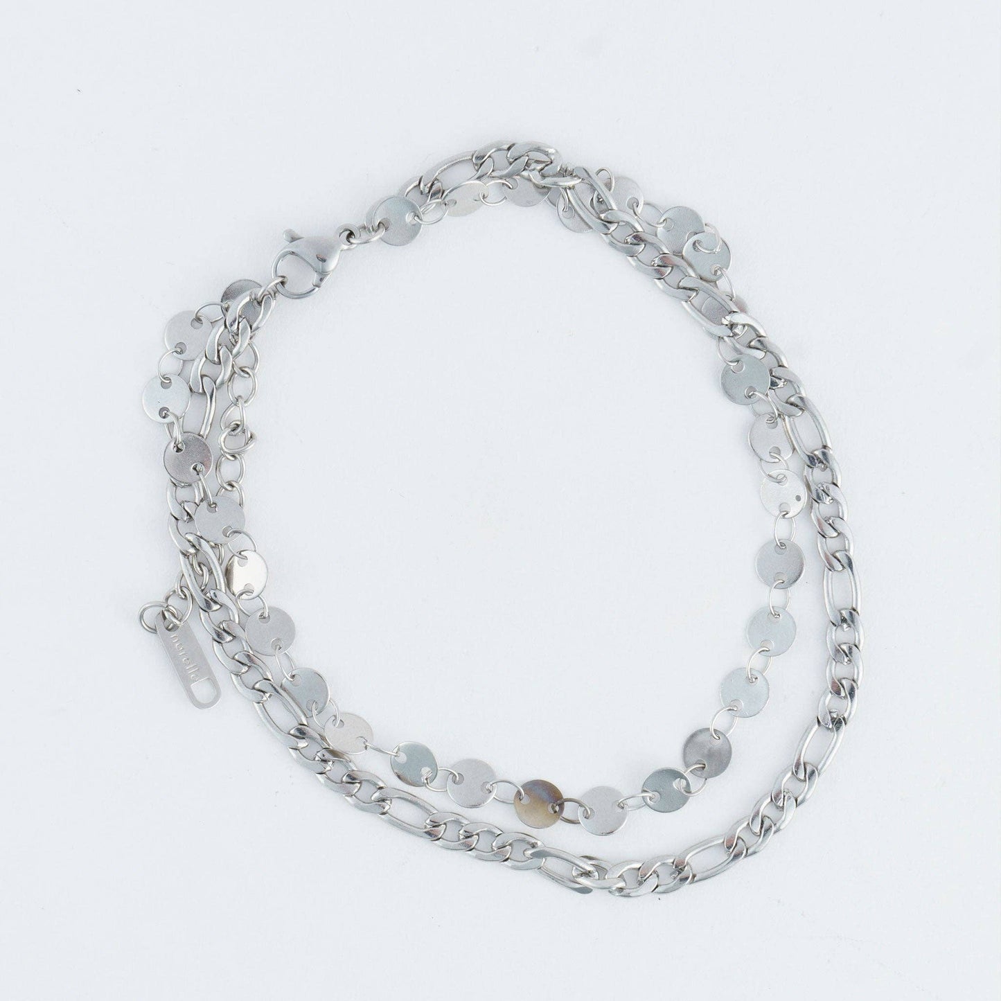 Waterproof Multi Row Figaro Chain Anklet