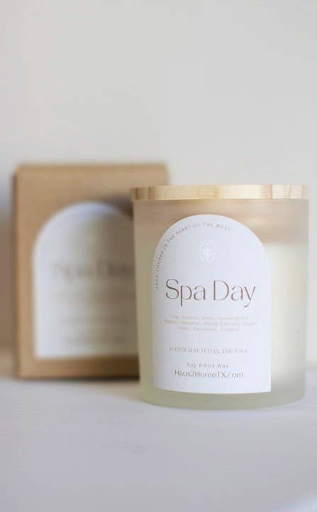 Hand-Poured Candle - Spa Day