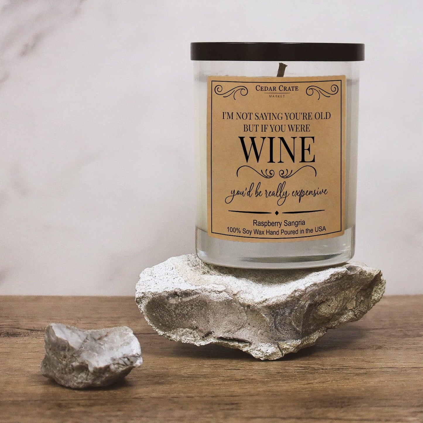 Really Expensive Wine Soy Candle