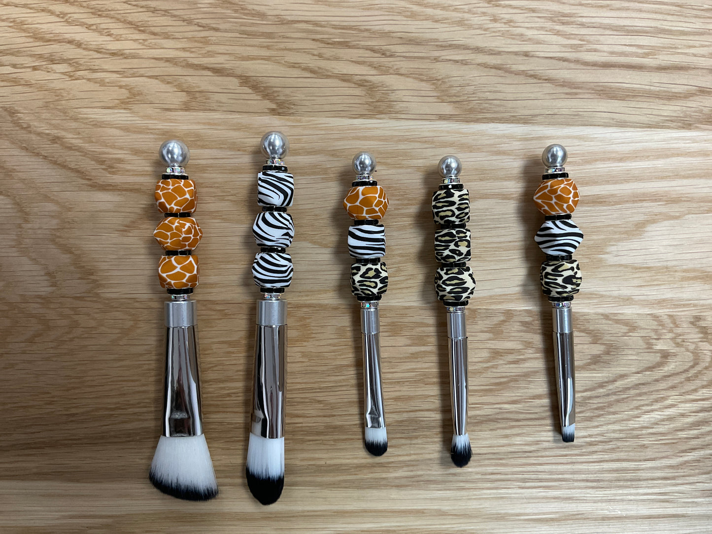 Silicone Bead Makeup Brush Set