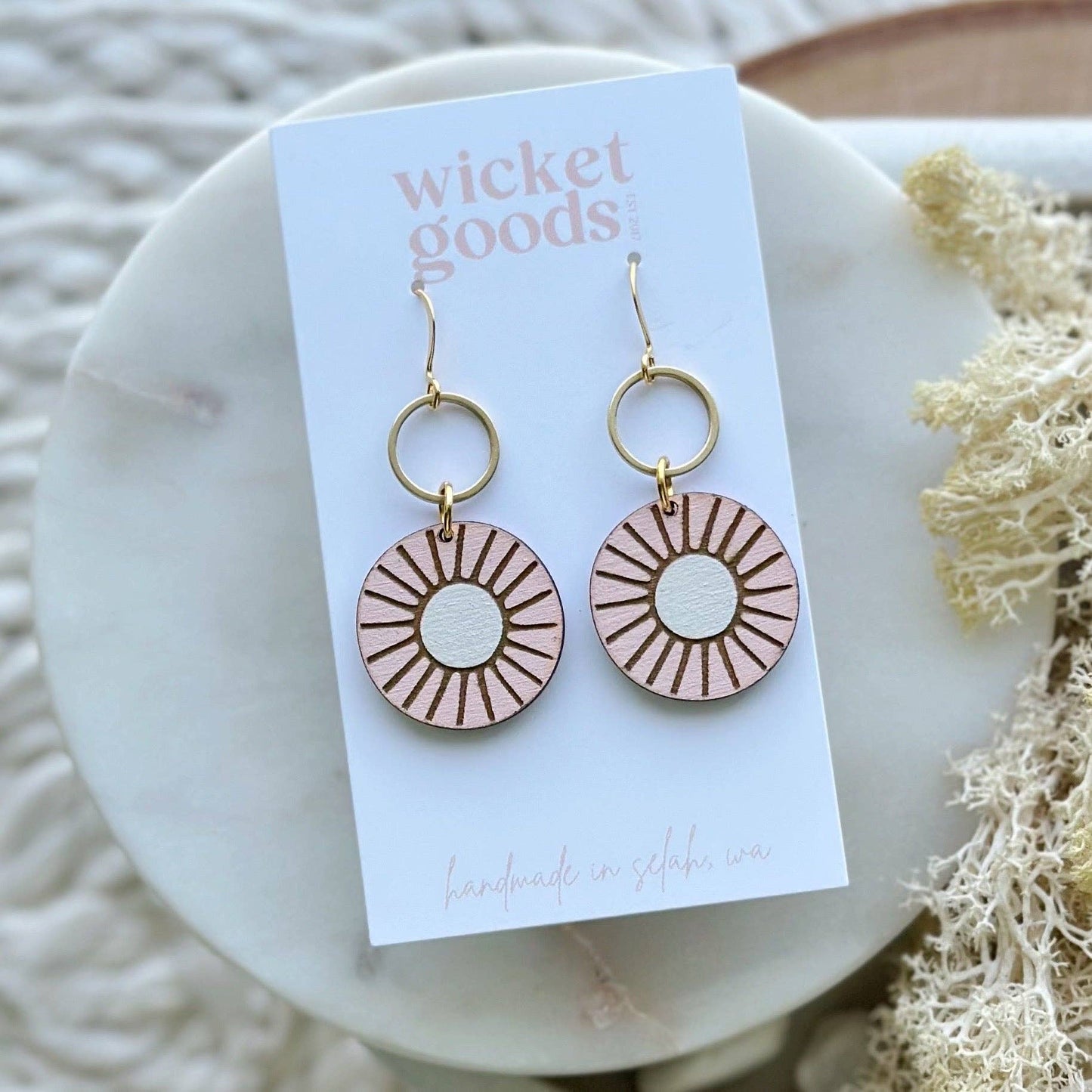 Sun Valley Rose Quartz Earrings