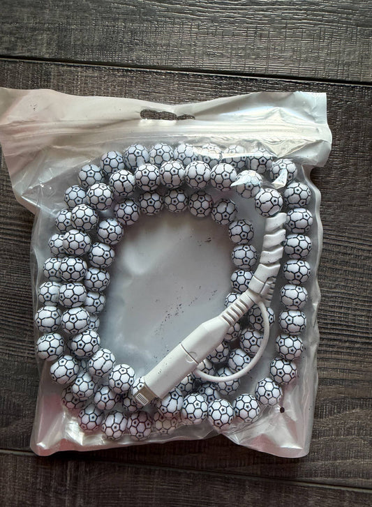 Sports Ball Phone Cord with Lightening and USB-C - Soccer