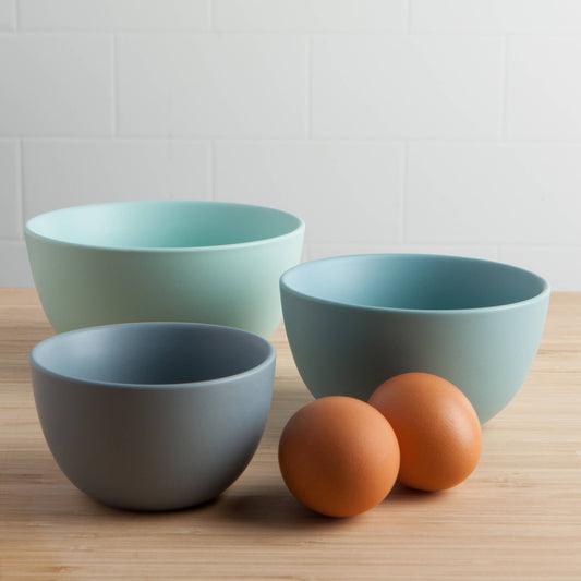 Blue Prep Bowls Set of 3
