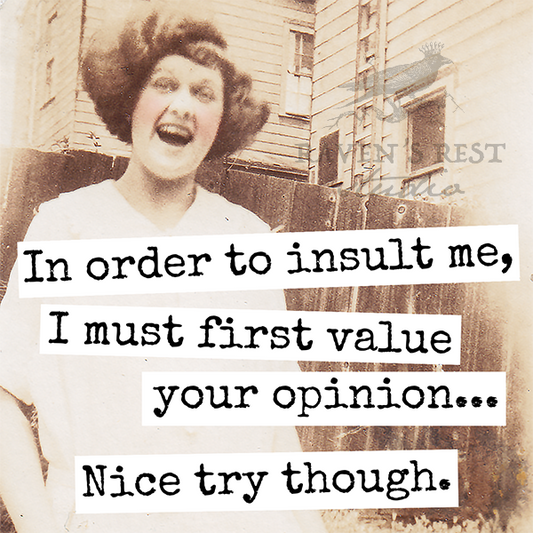 Magnet - In Order To Insult Me, I Must First Value Your Opinion