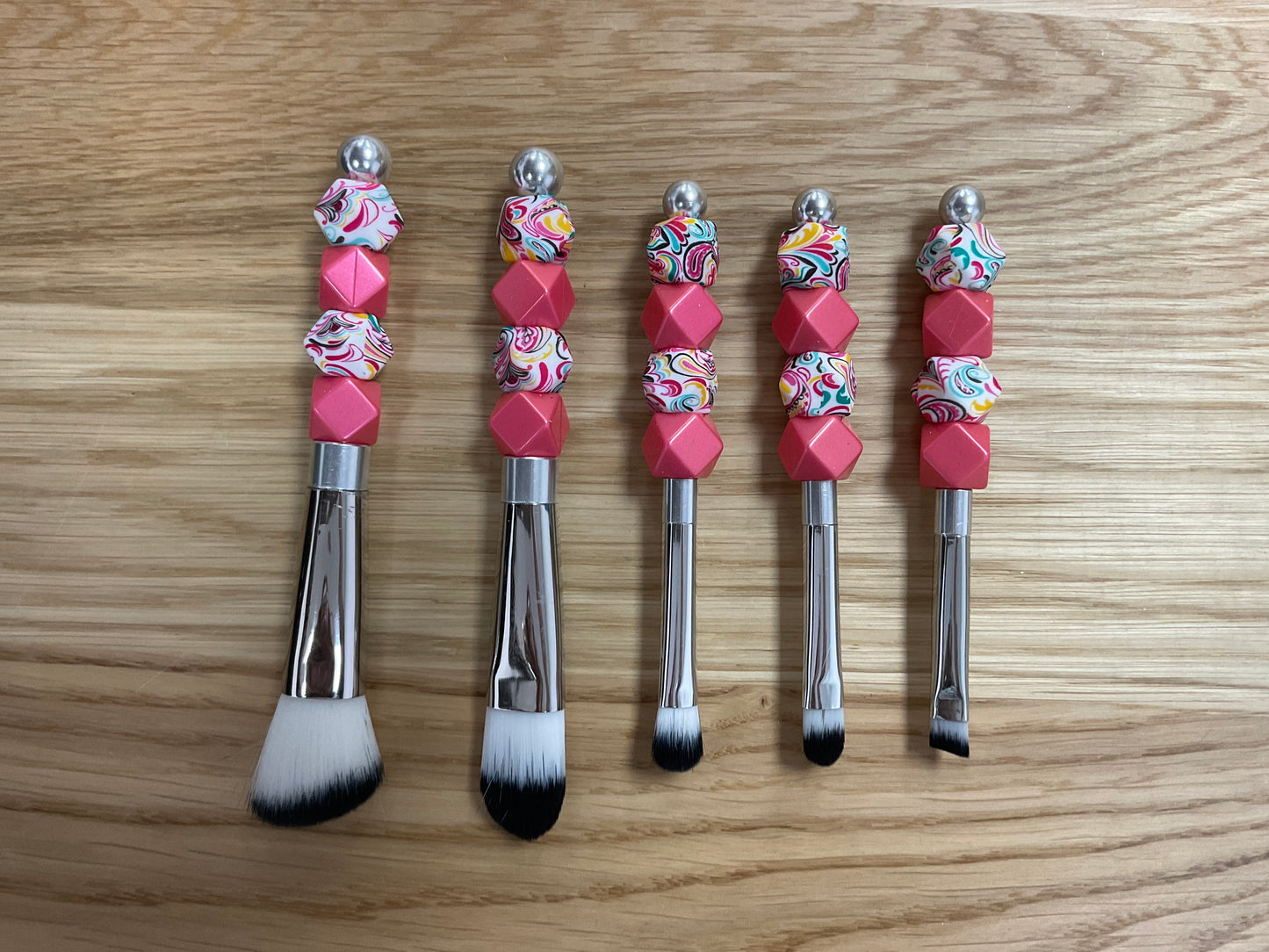 Silicone Bead Makeup Brush Set