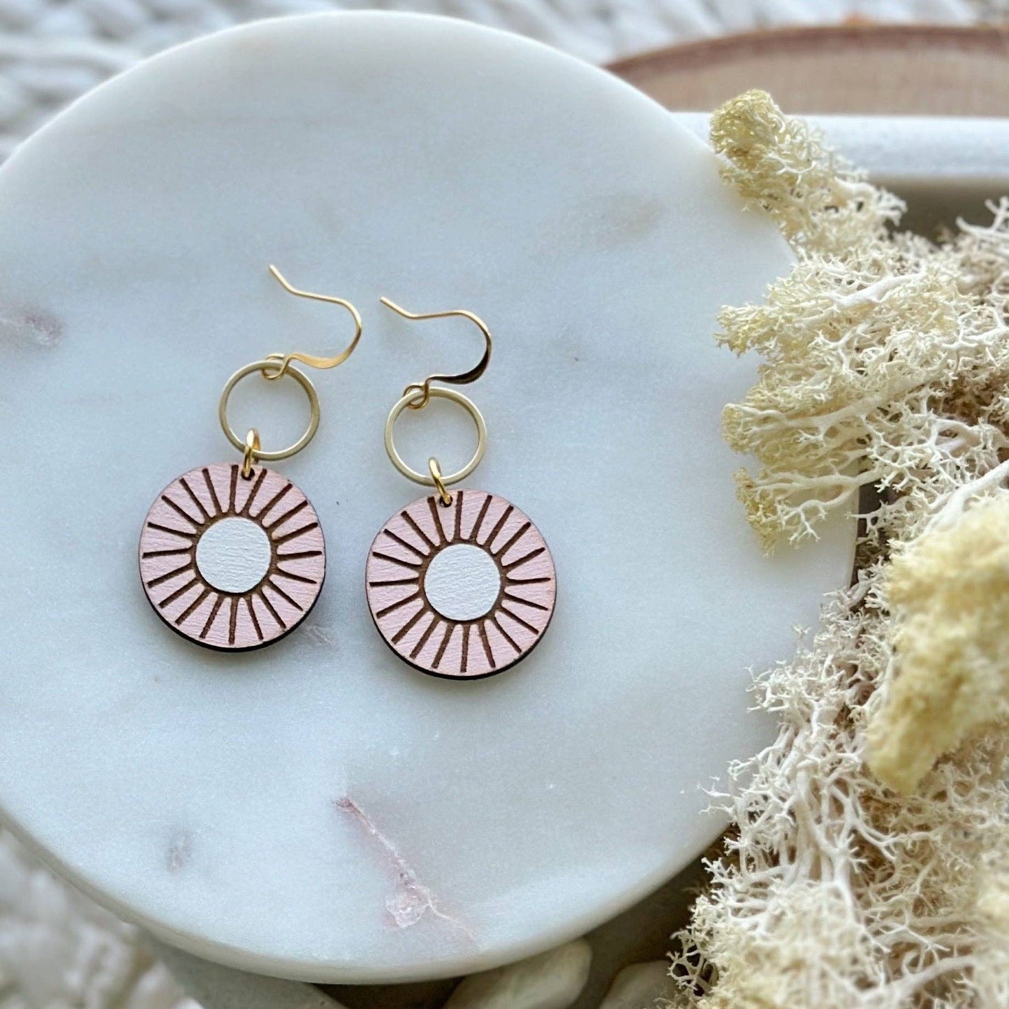 Sun Valley Rose Quartz Earrings