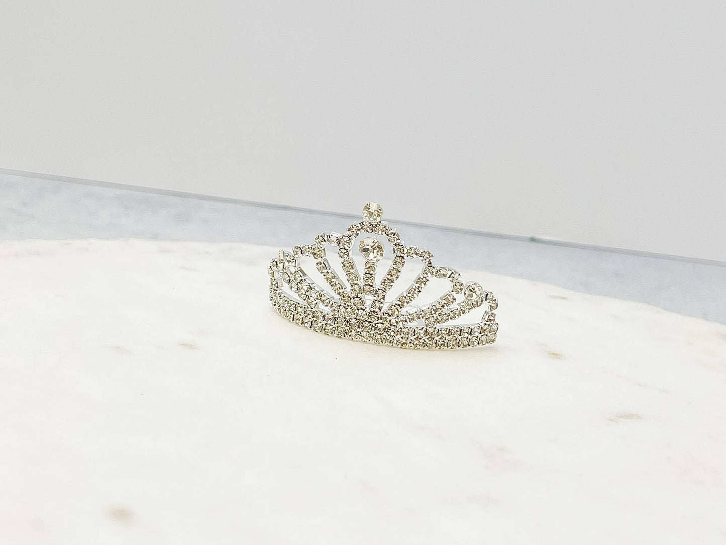 Crystal Tiara Hair Comb