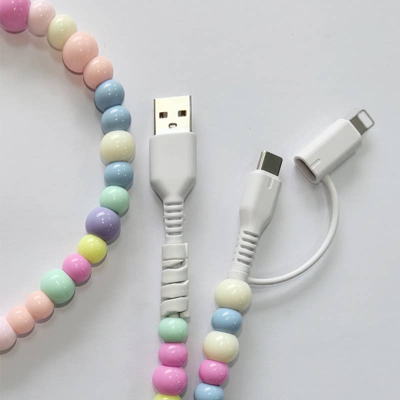 Phone Charger 2 in 1 Pastel Multi