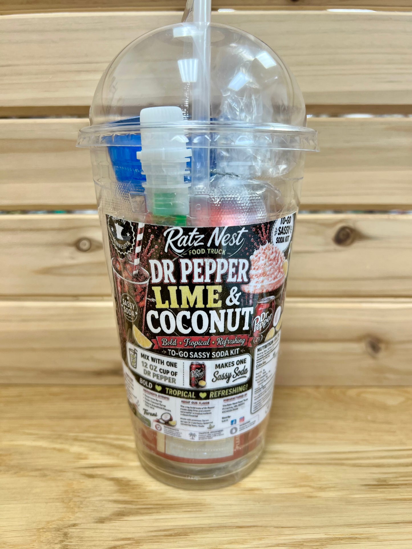 Sassy Soda To Go - Dr. Pepper Lime & Coconut