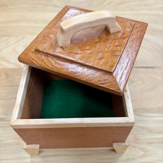 Lacewood Square Keepsake Box
