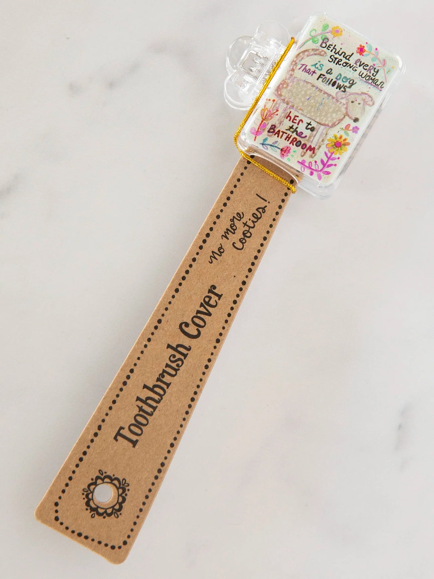 Natural Life Toothbrush Cover - Behind Every Strong Woman