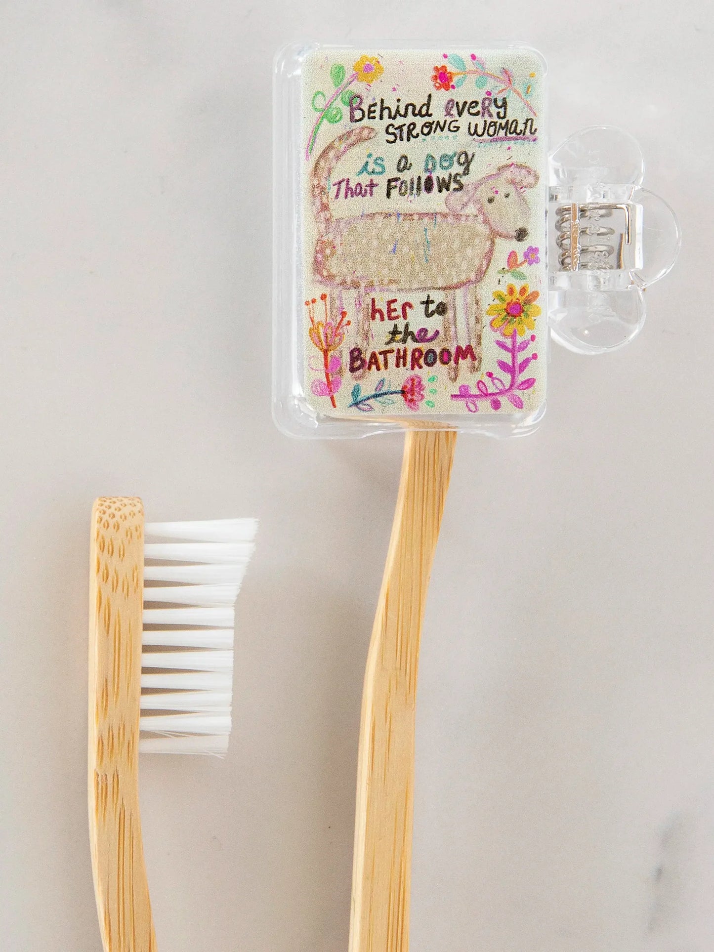 Natural Life Toothbrush Cover - Behind Every Strong Woman