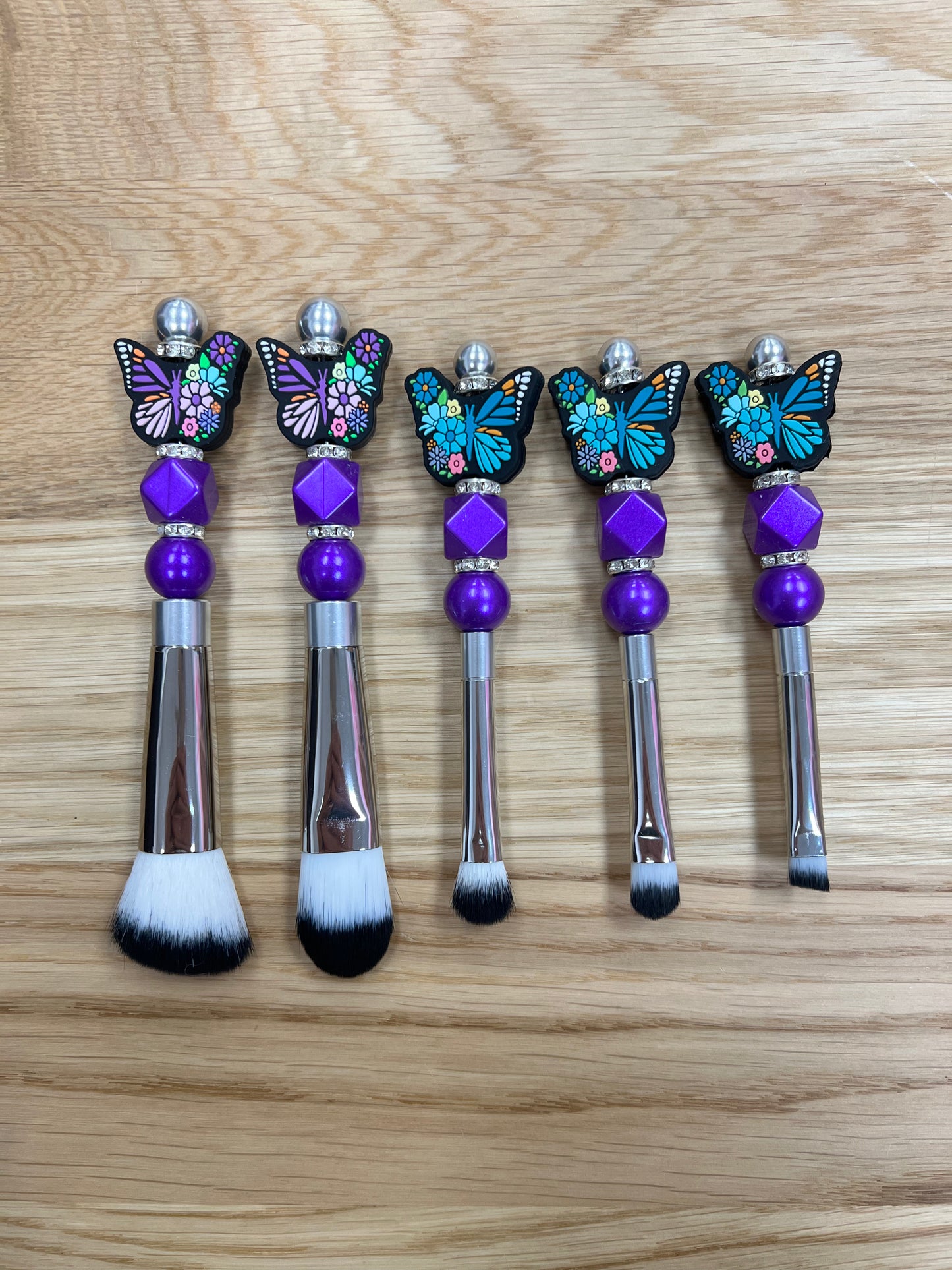 Silicone Bead Makeup Brush Set