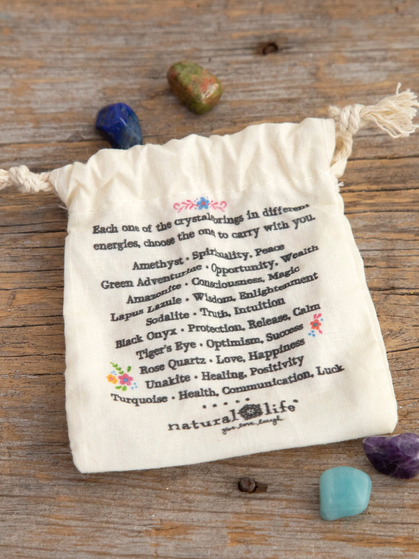 Natural Life Little Bag Of Crystals