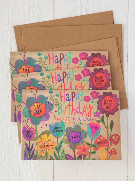 Natural Life Greeting Card - Happy Birthday
