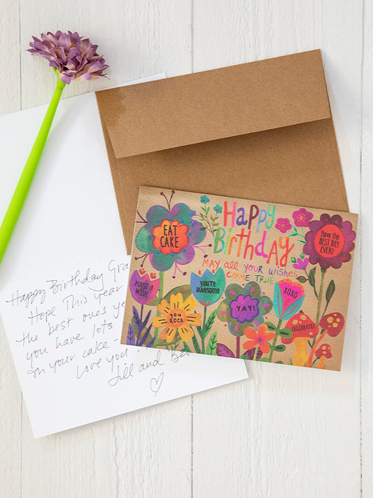 Natural Life Greeting Card - Happy Birthday