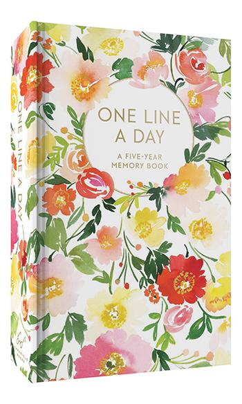 Floral One Line A Day - A Five Year Memory Book
