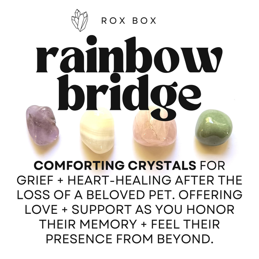 Rainbow bridge - crystals for grief - Care Package Gift