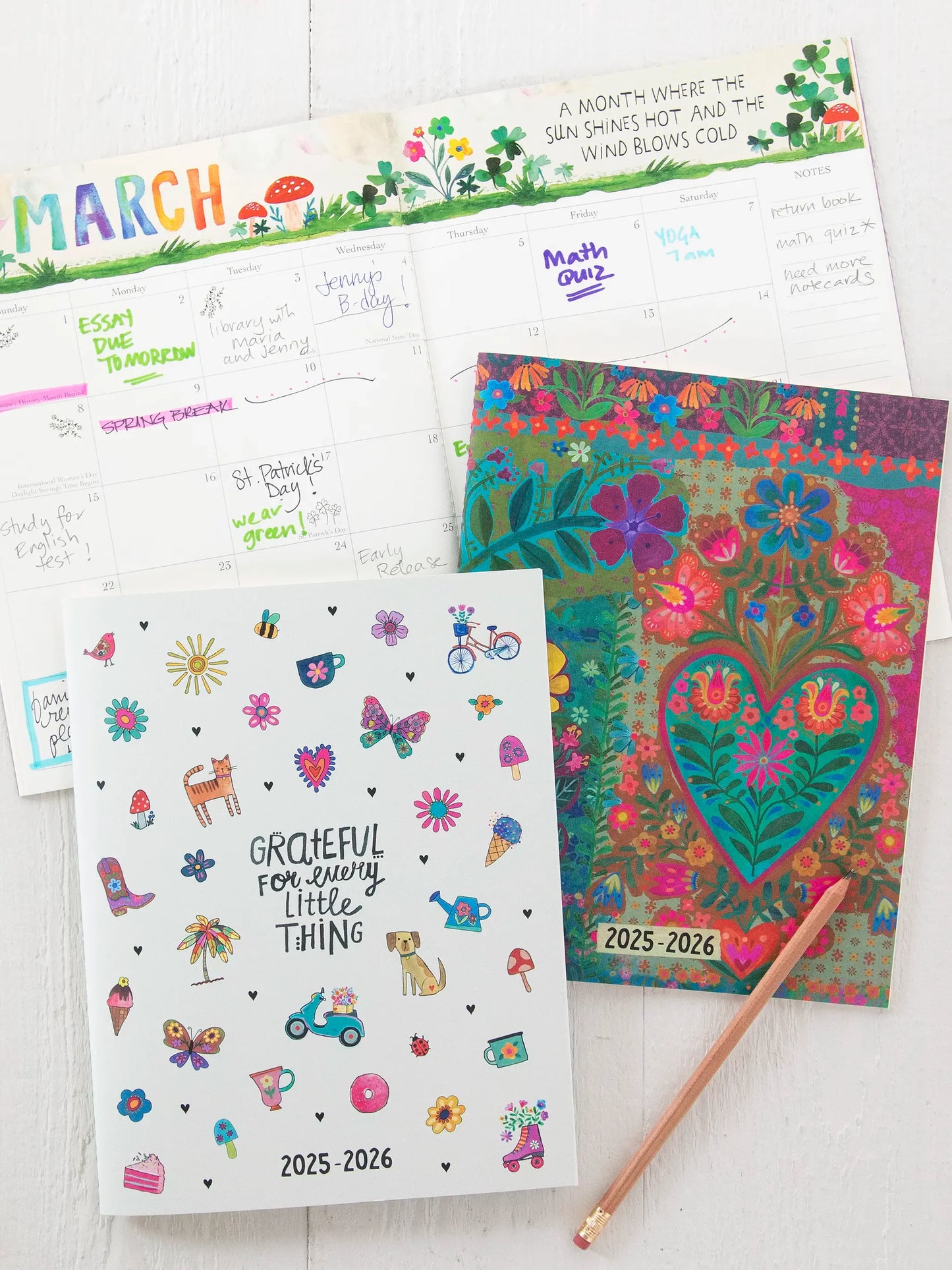 2025-26 Academic Planner - Grateful