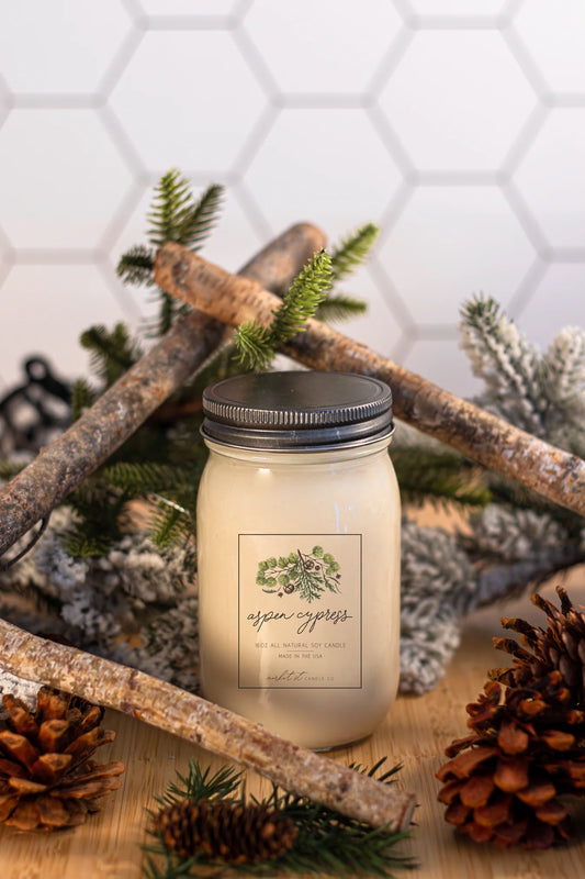 16oz Classic Candle - Aspen Cypress