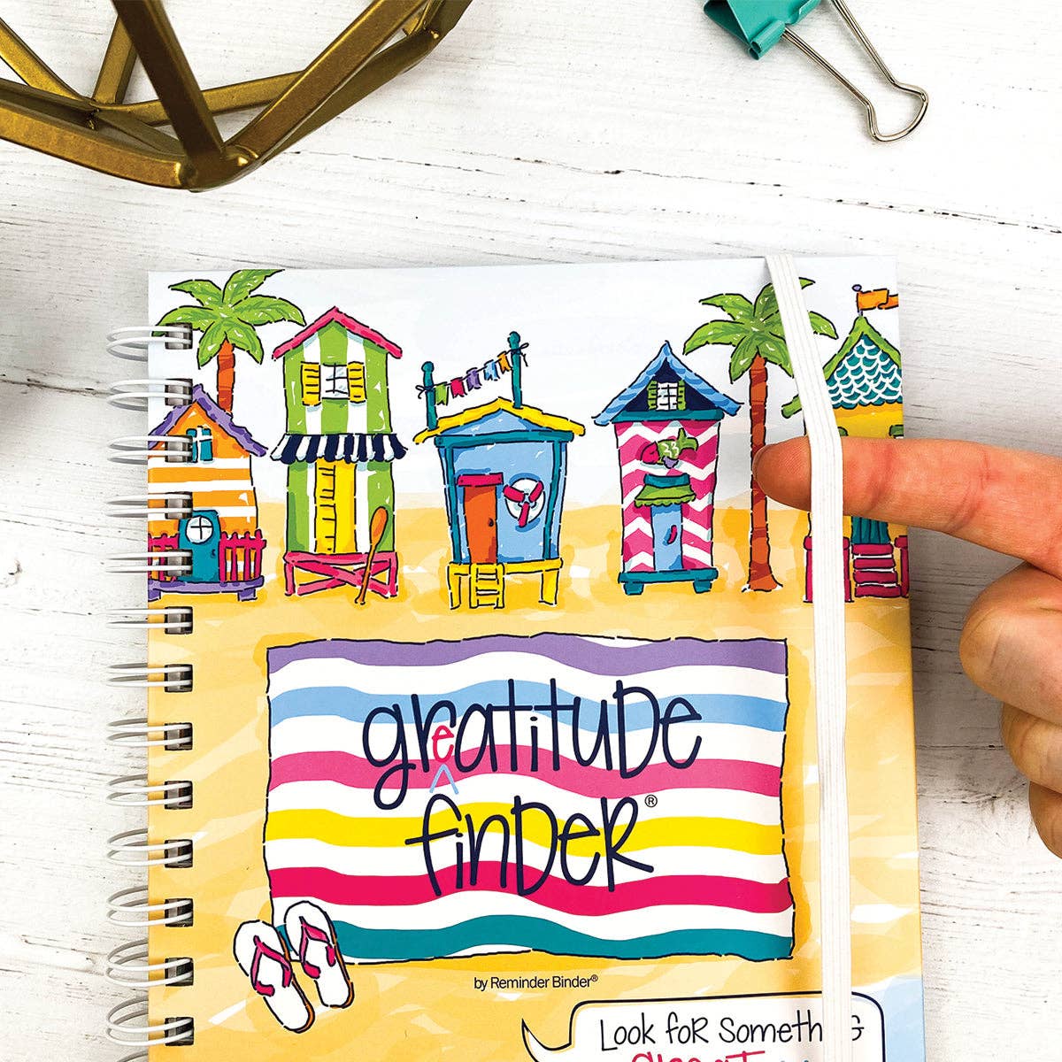Gratitude Finder® Journal - Rain-Boho