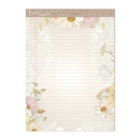 Legal Pad - Cosmo Lace