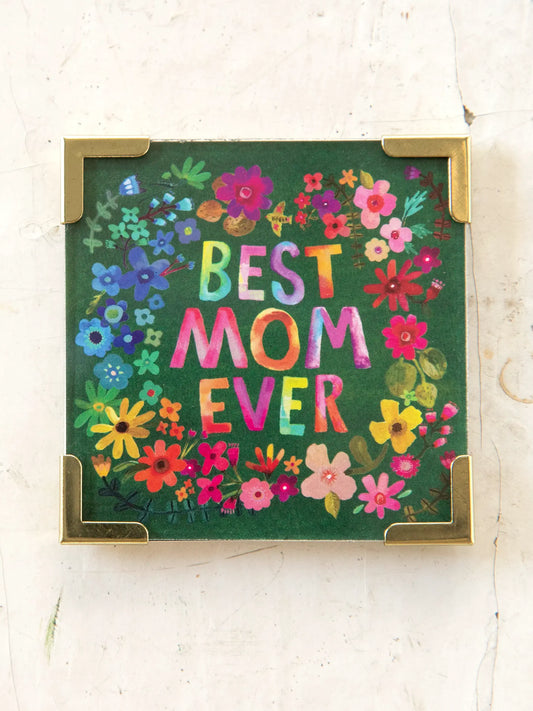 Natural Life Corner Magnet - Best Mom Ever