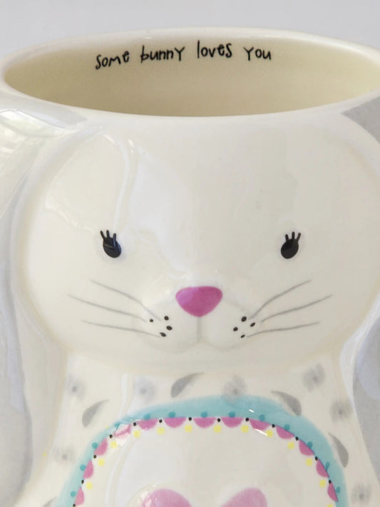Natural Life Folk Art Coffee Mug - Bonnie The Bunny