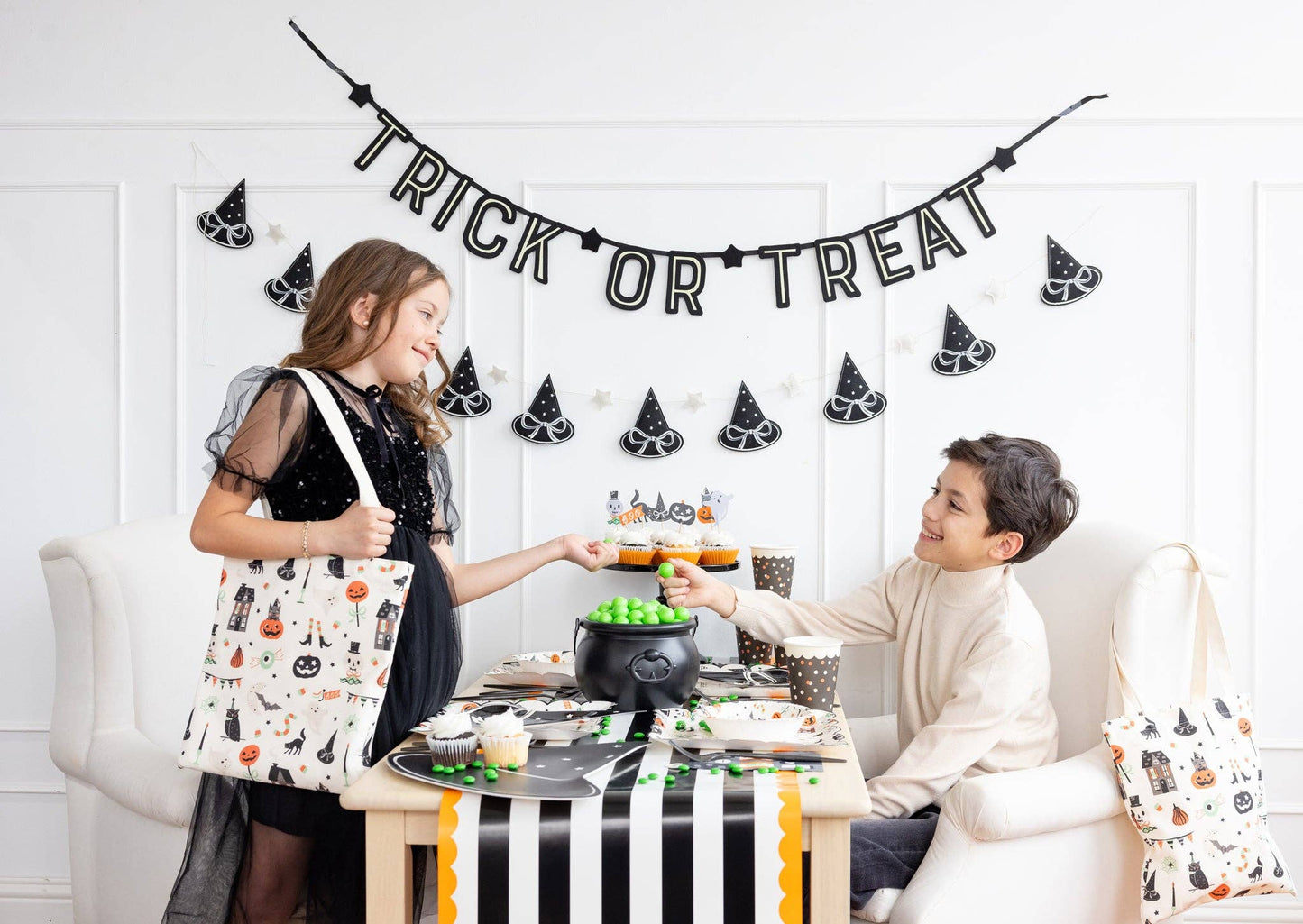 Tricks & Treats Canvas Tote Bag
