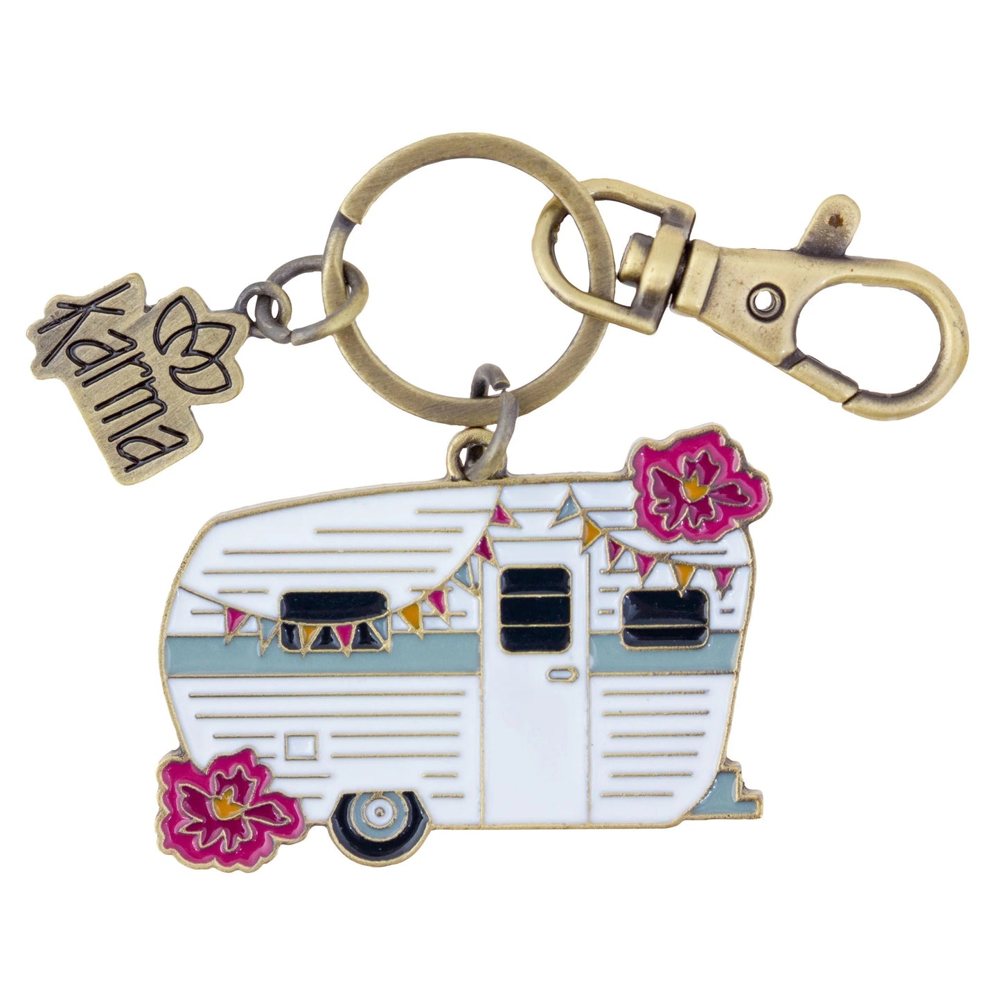 Enamel Keychain - Camper