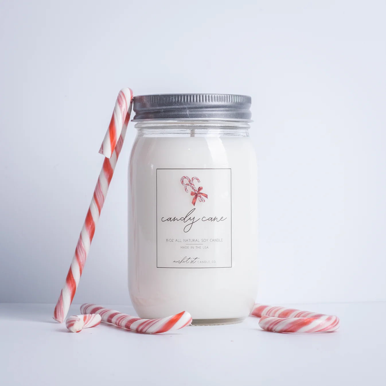 16oz Classic Candle - Candy Cane