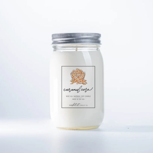 16oz Classic Candle - Caramel Corn